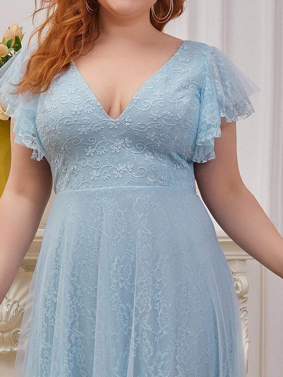 plus size formal dresses with sleeves